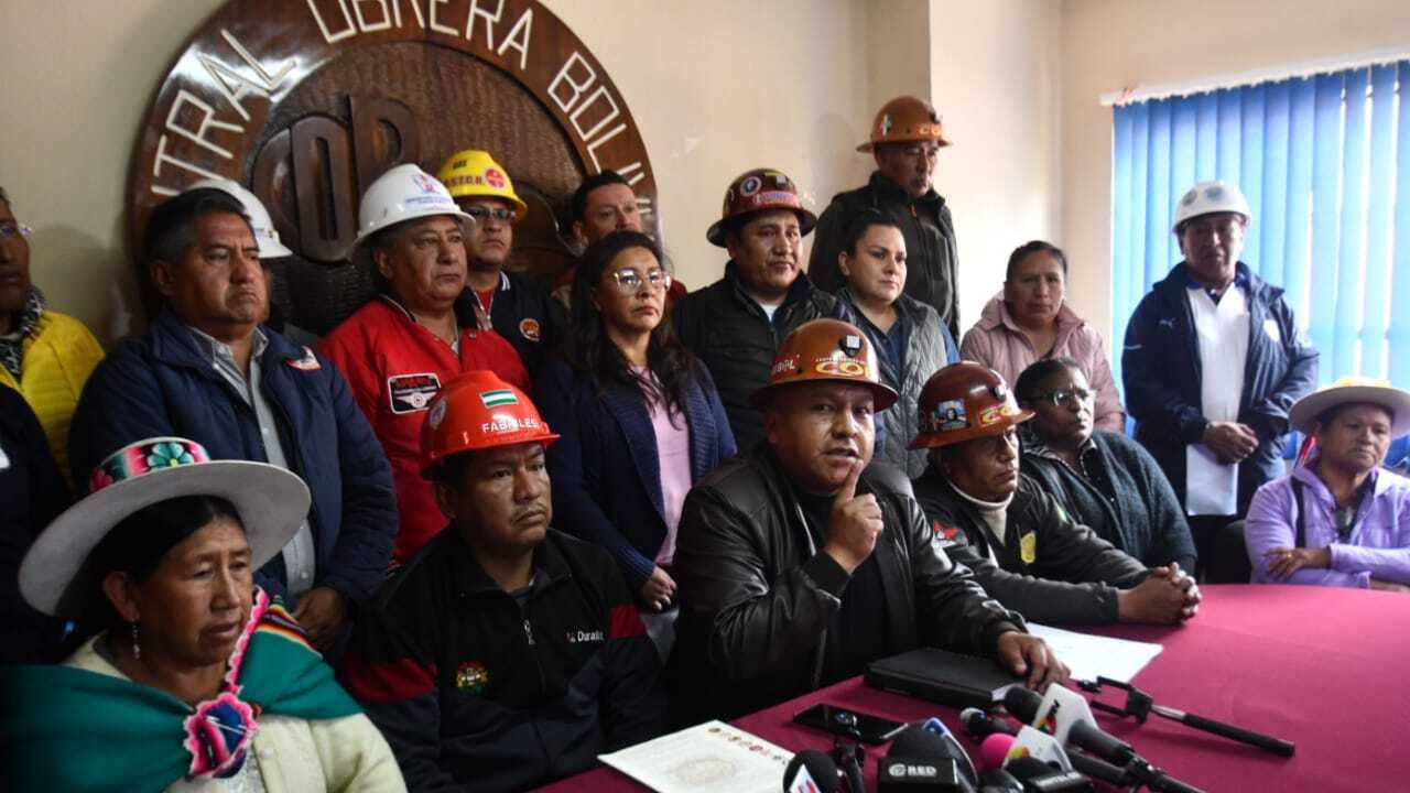 La COB convoca cabildo el Primero de Mayo para exigir aumento salarial y defender la Ley del Trabajo