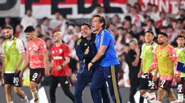 Boca superó a River y su técnico afirmó que el contacto entre Blanco y Martínez Quarta no fue penal