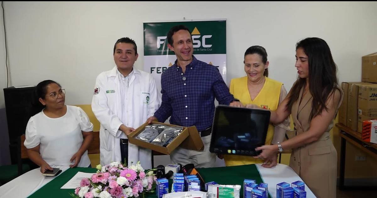 La donación se destina principalmente al área de pediatría
