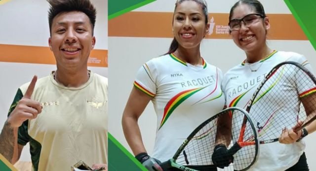 Bolivia suma siete medallas en ráquetbol en Santa Fe 2026