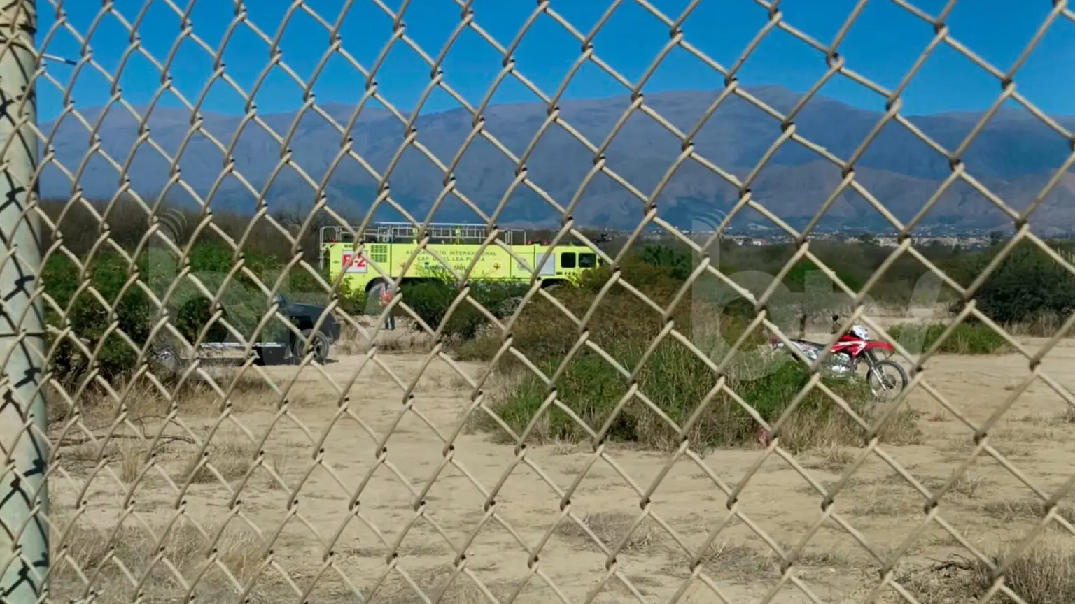 Tres personas resultan heridas tras accidente aéreo en Tarija