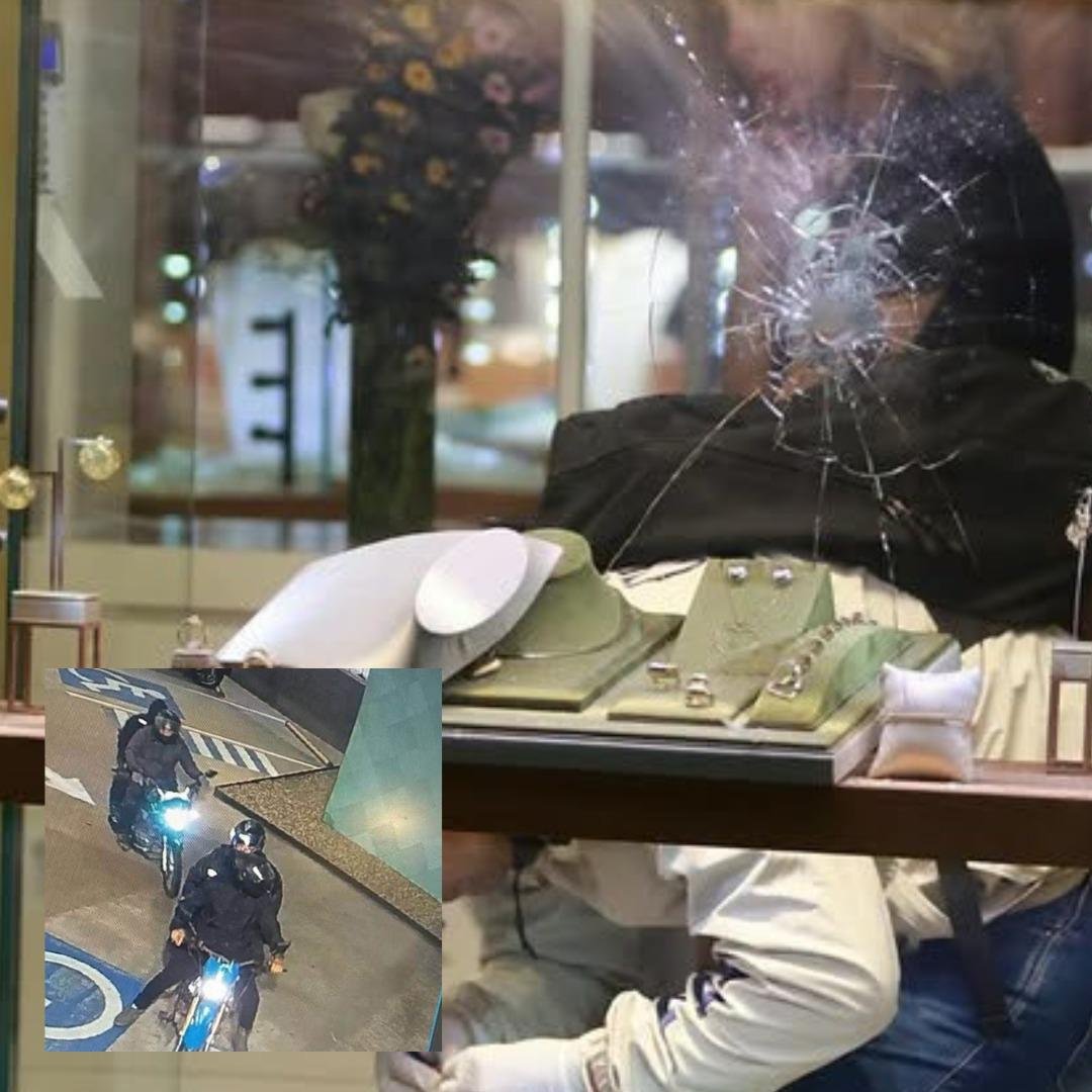 Cuatro delincuentes armados irrumpen en joyería de Santa Cruz