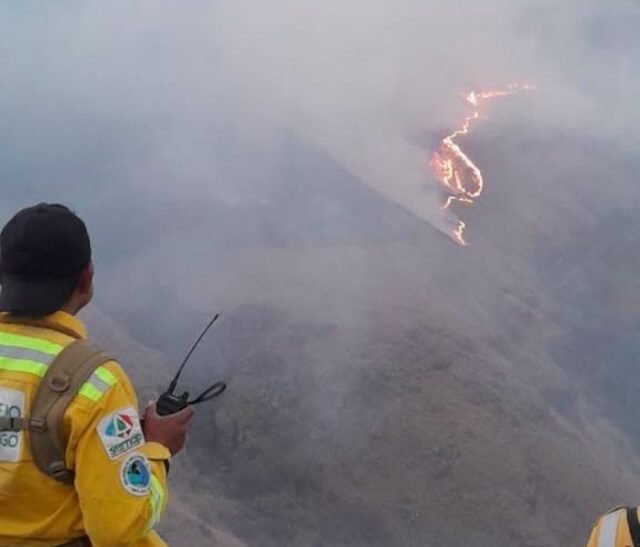 Fuego en Calderilla y San Pedro de Sola fue controlado