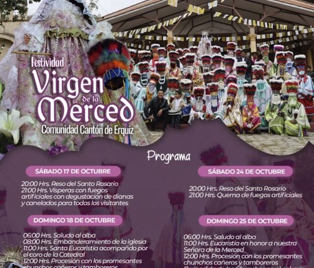 Erquiz invita a la festividad de la Virgen de la Merced