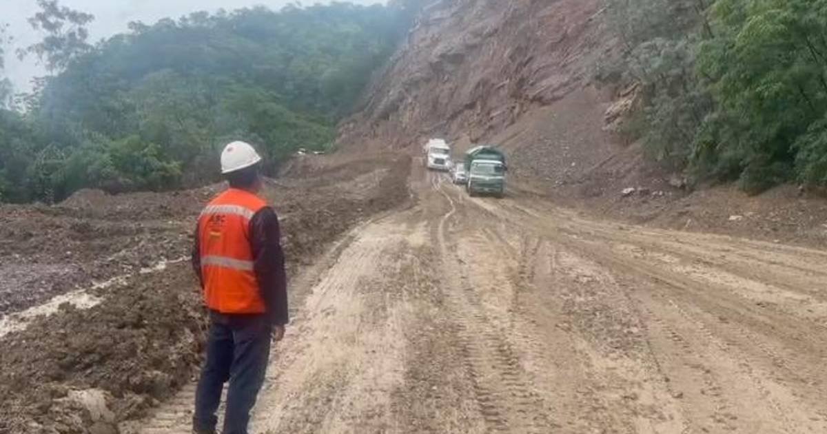 Corte temporal afecta el carril de subida a Samaipata